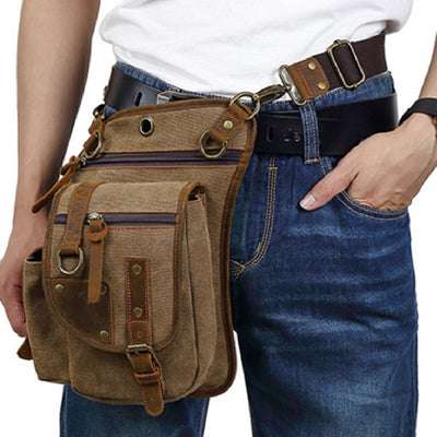 Bolsa Mensajera de Lona para Hombre - Estilo Casual y Versátil