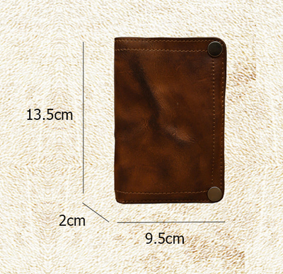 Billetera de Cuero Vacuno Genuino Grande con Capacidad Máxima - Image 7