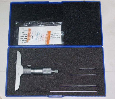 Micrómetro de Profundidad 0-100 mm de Precisión Profesional