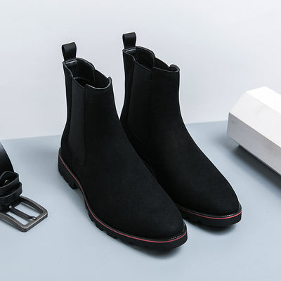 Botas Cargo Tobilleras de Cuero para Hombre - Estilo Casual Versátil - Image 13