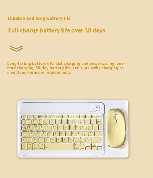 Set de Teclado y Ratón Bluetooth Inalámbrico Diseño Minimalista - Image 17