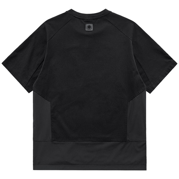 Playera Holgada para Hombre con Diseño Patchwork Moderno