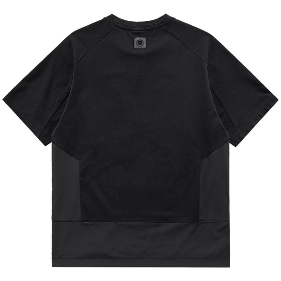Playera Holgada para Hombre con Diseño Patchwork Moderno