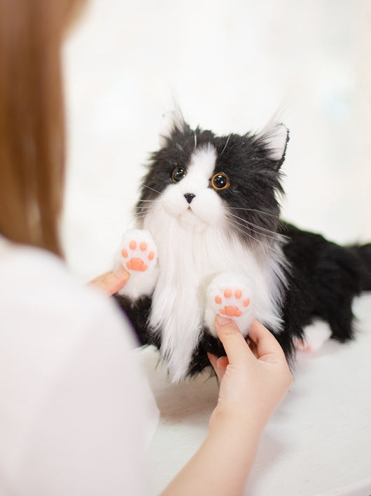 Gato de Peluche Realista - Juguete Suave para Niñas, Regalo Perfecto - Image 16