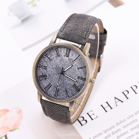Reloj de Cuarzo para Mujer con Correa Denim Casual - Image 18