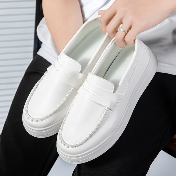 Zapatos Casuales Británicos Estilo Verano Transpirables Gommino