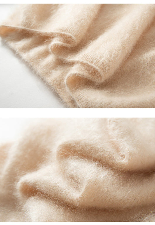 Suéter Holgado de Cuello V para Otoño e Invierno - Suave y Cómodo - Image 8