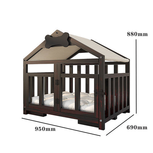 Casa de Madera Maciza para Perros - Desmontable y Lavable - Image 23