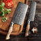 Cuchillo Nakiri Damasco Capas KD 67 - Juego Profesional