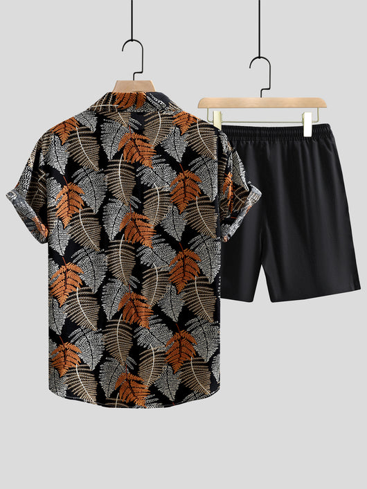 Camisa Casual Estampada de Manga Corta para Hombre - Image 23