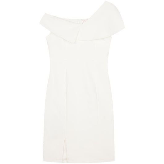 Vestido Blanco con Abertura Lateral - Image 9