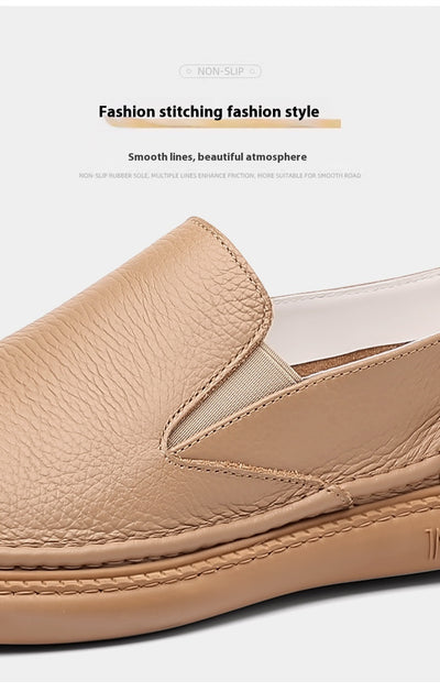 Zapatos Casuales de Cuero Genuino para Hombre - Primera Capa - Image 16