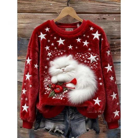 Sudadera Cuello Redondo con Pelaje Sintético para Otoño e Invierno - Image 20
