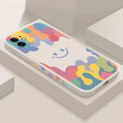 Funda Protectora de Silicona con Diseño Acuarela para Teléfono - Image 2