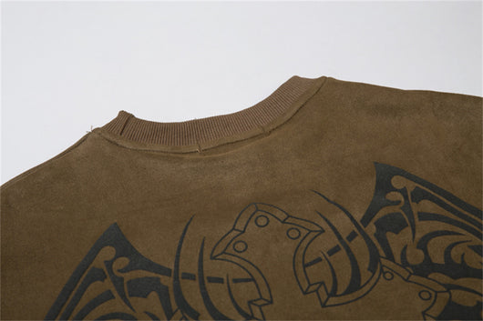 Playera de Manga Larga con Estampado de Cruz para Hombre - Image 20