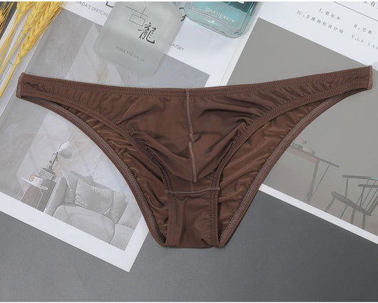 Bóxer Transparente Hombre Cintura Baja Seda Hielo Ultrafino Tanga - Image 11