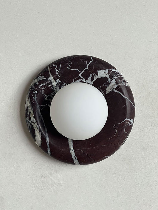 Lámpara de Pared Jade Natural Entrada Lujo Francés - Image 12
