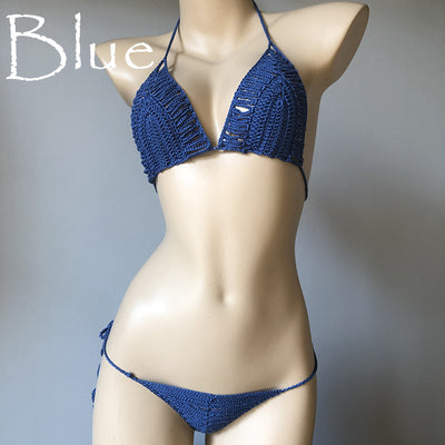 Bikini Tejido a Mano con Diseño Calado para Mujer - Image 22
