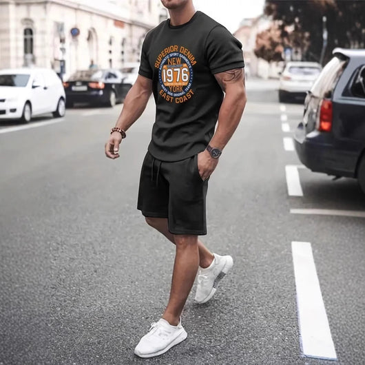 Conjunto Casual Holgado para Hombre con Tecnología de Impresión 3D - Image 3