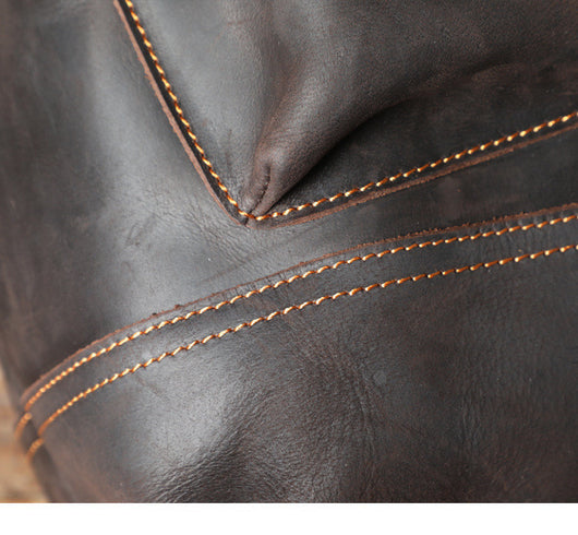 Bolsa de Pecho en Cuero Genuino Primera Capa - Artesanal Original - Image 9