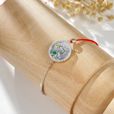 Pulsera Esmeralda Virgo Plata S925 Diseño Original Mujer - Image 4