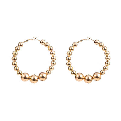 Aretes Minimalistas Ins Wind - Anillo de Aleación Elegante - Image 7
