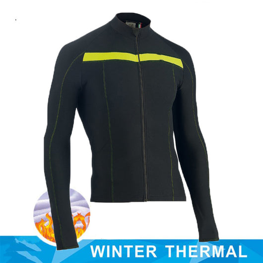 Jersey de Ciclismo Invernal en Lana Merino para Hombre - Image 12