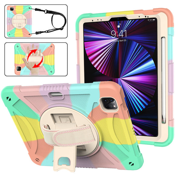 Funda Protectora de Silicona con Soporte Giratorio Antiimpacto