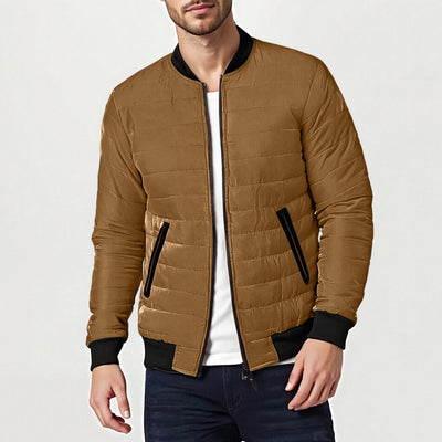 Chaqueta Acolchada de Cuello Alto en Algodón - Estilo Universitario - Image 19