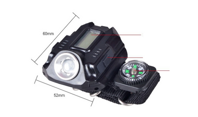Reloj LED Recargable para Deportes Nocturnos y Ciclismo - Image 8