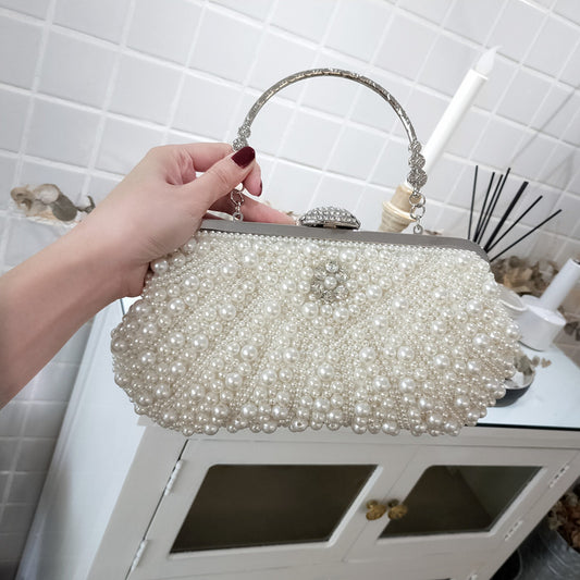 Clutch Cruzado Pearl Cheongsam Elegante