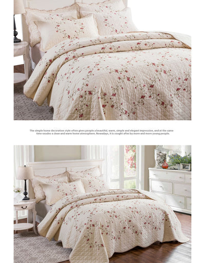 Colcha de Verano en Algodón Blanco con Bordados Elegantes - Image 11