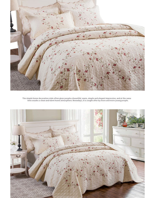 Colcha de Verano en Algodón Blanco con Bordados Elegantes - Image 11