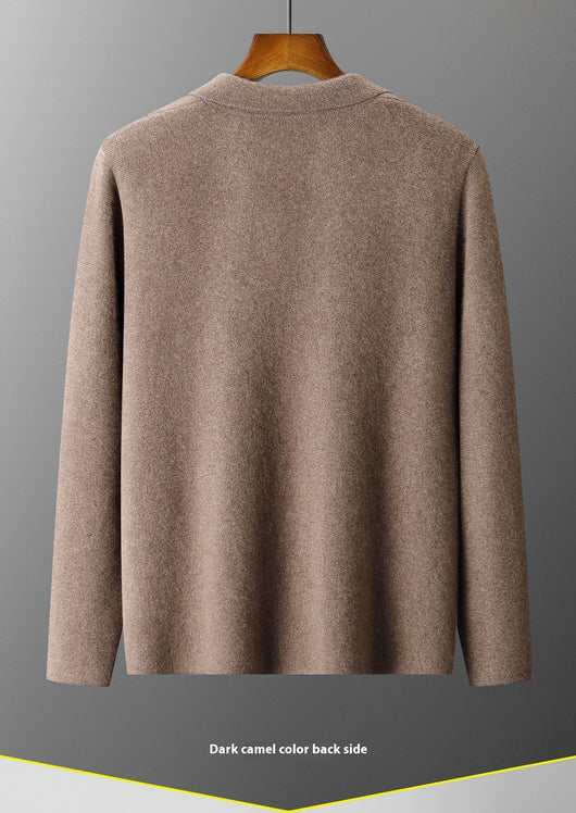 Saco Cardigan de Lana con Solapa - Diseño Holgado y Moderno - Image 26