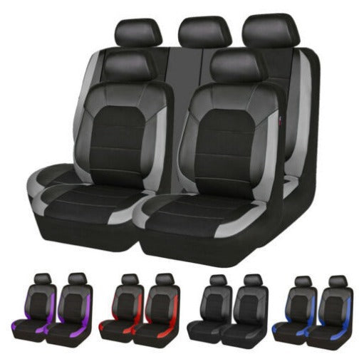 Funda de Asiento de Auto con Costura Sándwich en Cuero PU Premium - Image 6