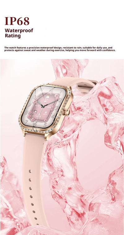 Reloj Inteligente MK88 para Mujer con Llamadas Bluetooth y Monitoreo de Salud - Image 17