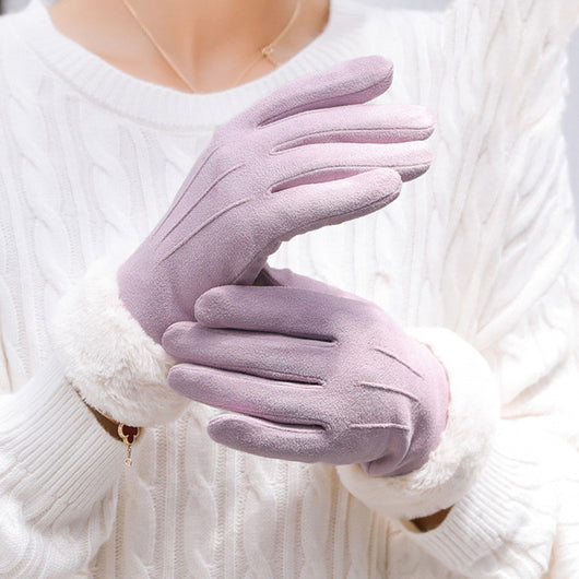 Guantes Térmicos para Esquí con Pantalla Táctil - Ante Cálido Invierno - Image 9