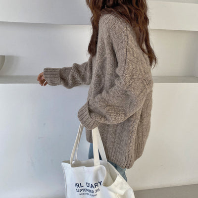 Suéter Holgado para Mujer - Abrigo Grueso Otoño Invierno - Image 5