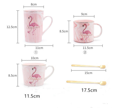 Taza de Cerámica Marmolada Nórdica - Vaso para Café y Leche - Image 28