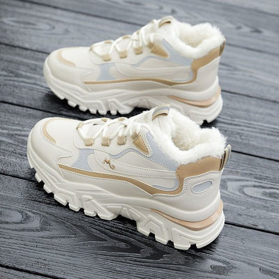 Zapatillas Deportivas Casual con Suela Gruesa Térmica y Cordones de Terciopelo - Image 8