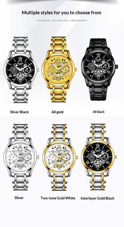 Reloj Deportivo Impermeable con Esfera Calada Luminosa para Hombre - Image 13