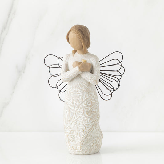 Estatua de Ángel en Caja de Regalo - Bendición para Ocasiones Especiales