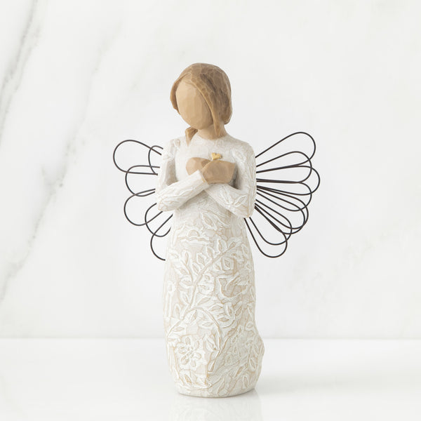 Estatua de Ángel en Caja de Regalo - Bendición para Ocasiones Especiales