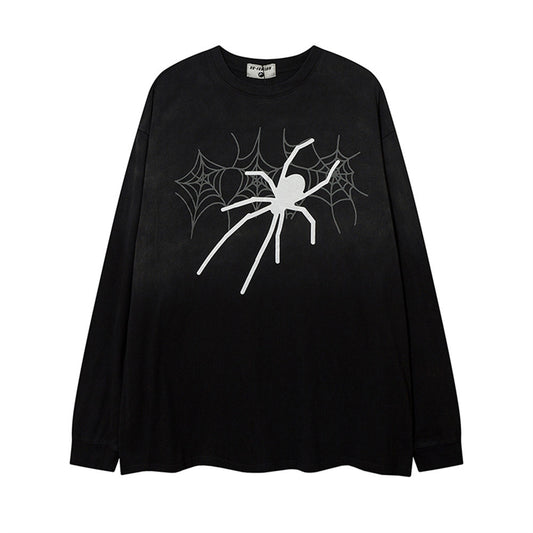 Playera Casual con Diseño de Araña para Hombre