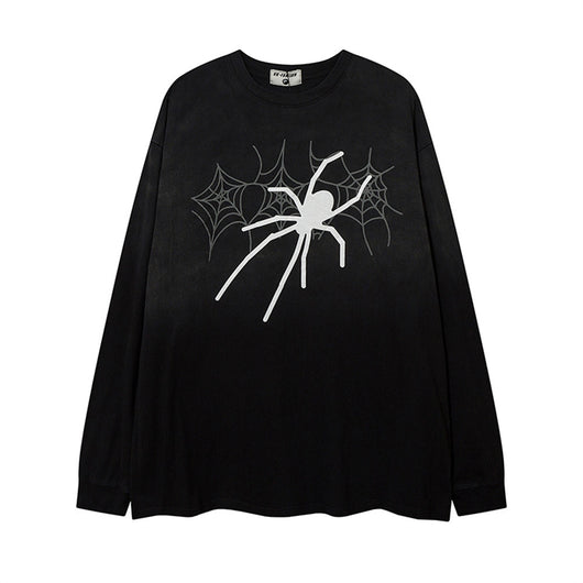 Playera Casual con Diseño de Araña para Hombre