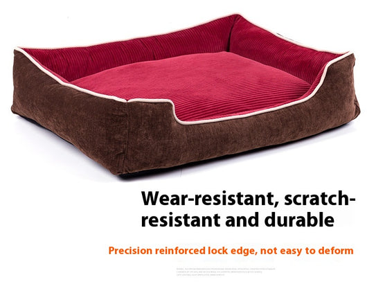 Cama de Terciopelo para Mascotas - Casa Cómoda para Perros y Gatos - Image 18