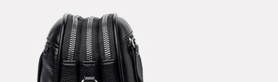 Bolso Bandolera Redondo de Cuero Genuino - Versátil y Elegante - Image 10
