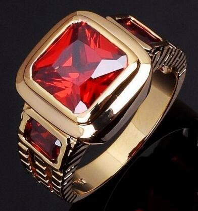 Anillo Chapado en Oro para Hombre con Micro Pavé de Circonita - Image 4