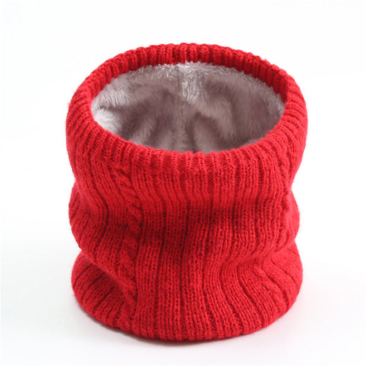Bufanda Tejida de Rayas Anchas con Forro Polar para Hombre - Image 41