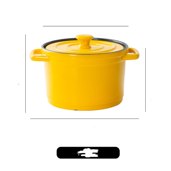 Olla de Barro Cerámica Grande para Guisos y Sopas